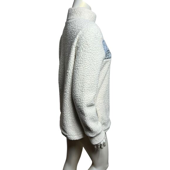 Vintage Weatherproof Original Sherpa Fleece Zip Pullover Jacket, Medium - Picture 15 of 16